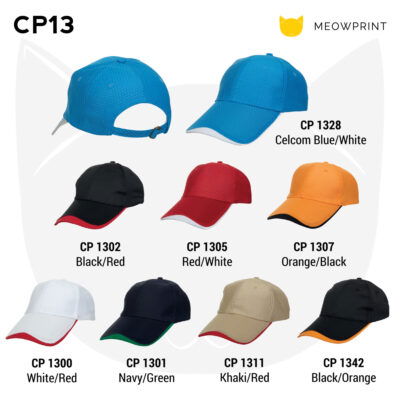 CP13 6-panel Baseball Cap 24-25 catalogue