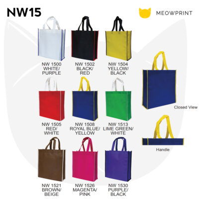 A4 2-Tone Non-Woven Tote Bag NW15 catalogue