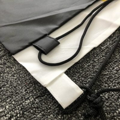 Basic nylon drawstring finishing