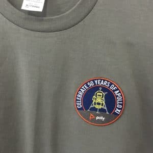 Embroidery patch iron on T-Shirt (4)