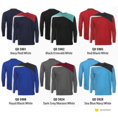 QD59 Multi-tone Long-Sleeve Dri-Fit T-Shirts 2019-20 catalogue
