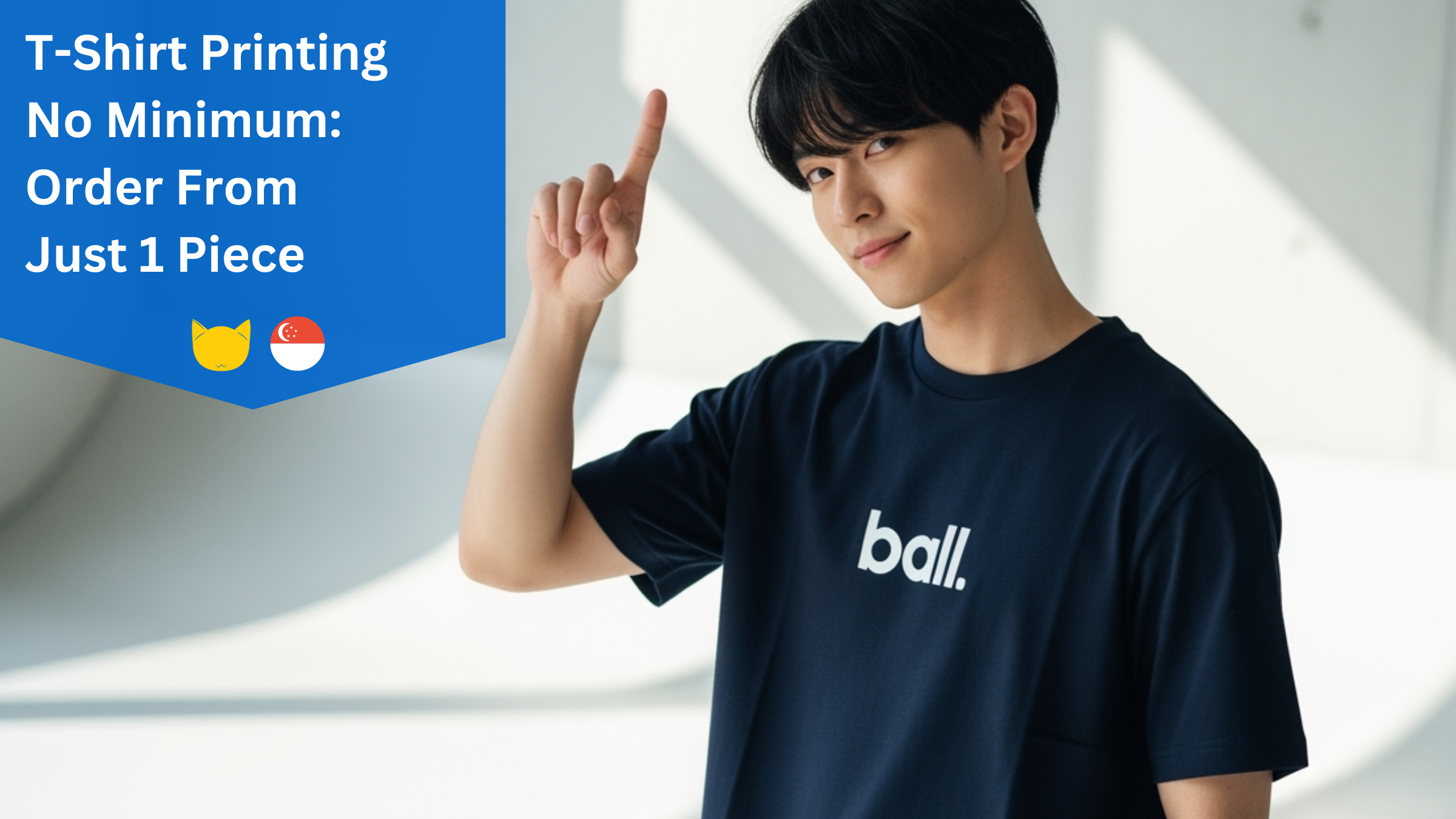 T-Shirt Printing Singapore No Minimum Order: Best Places To Get One Piece Customised T-Shirts
