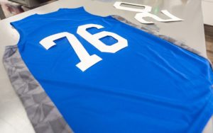 vinyl heat transfer individual number print