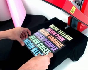 heat transfer printing many colors