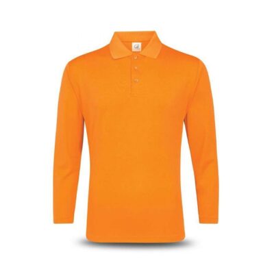 UDF27 Anti-Odor Dri-Fit Long-Sleeve Polo T-Shirts 2023-24 orange