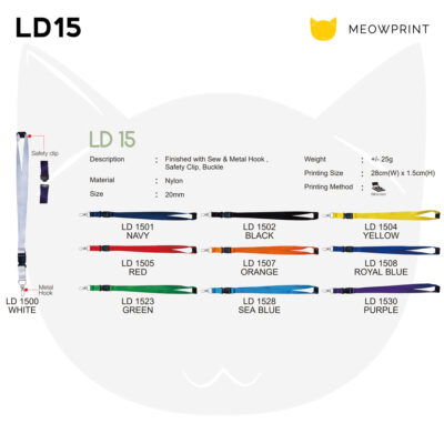 LD15 Lanyard 24-25 catalogue