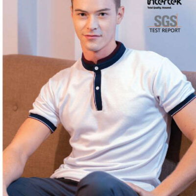 UH03 Ace Anti-Odor Mandarin Collar Polo T-Shirt 22-23 MODEL1