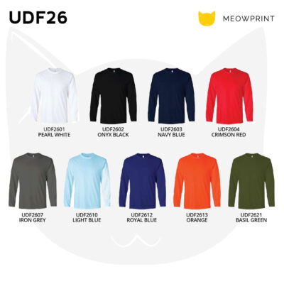 UDF26 Anti-Odor Long-Sleeves Dri-Fit Eyelet T-Shirts 22-23 CATALOGUE