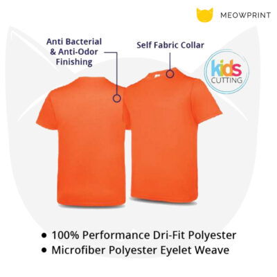 UDF22 Kids Anti-Odor Dri-Fit Eyelet T-Shirts 22-23 MODEL 2