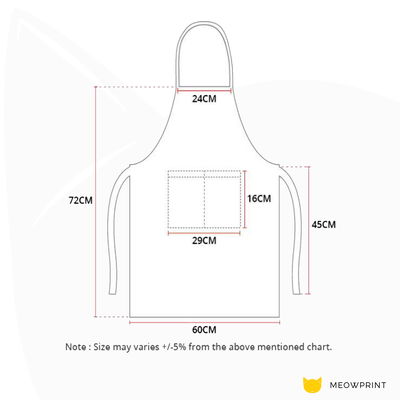 Polyester Apron APR10 22-23 SIZE