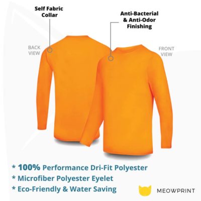 UDF26 Anti-Odor Long-Sleeves Dri-Fit Eyelet T-Shirts 2019-20 details