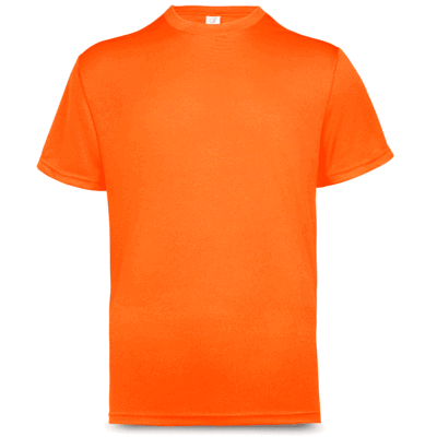 UDF01 Anti-Odor Dri-Fit Eyelet T-Shirts neon orange (2)