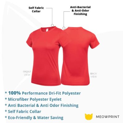 UDF01 Anti-Odor Dri-Fit Eyelet T-Shirts 2019-20 details