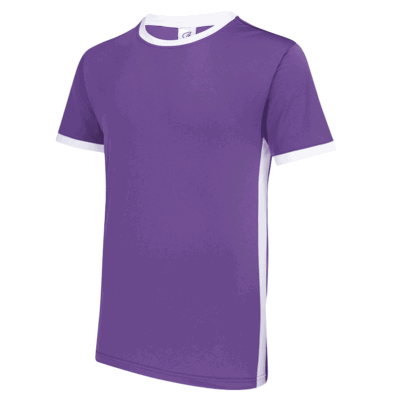 UDF07 Side Panel Anti-Odor Dri-Fit T-Shirts purple white (3)