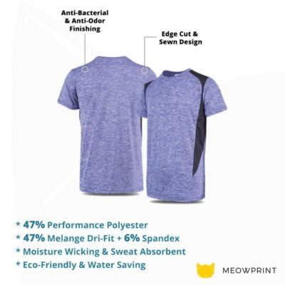 UDF17 Edge Anti-Odor Heather Dri-Fit T-Shirt 2019-20 details