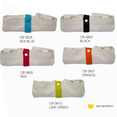 CB08 Canvas foldable tote bag 2019-29 folded version