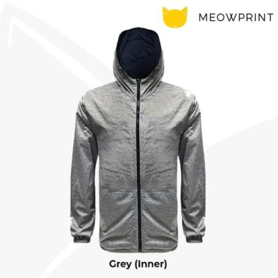 Reversible Uno Reverso Hoodie Jacket 2019-20 grey