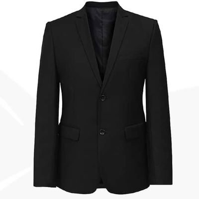 CBM35 BEAM Premium 2-Button Fitted Blazer 2019-20 black