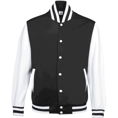 UVJ05 Anti-Odor Varsity Jacket black (3)