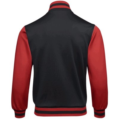 UVJ05 Anti-Odor Varsity Jacket black red (2)