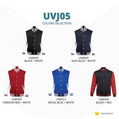 UVJ05 Anti-Odor Varsity Jacket 2019-20 catalogue