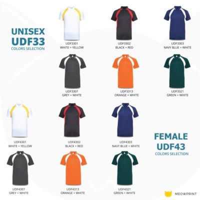 UDF33 Bi-Cross Anti-Odor Polo T-Shirt 2019-20 catalogue
