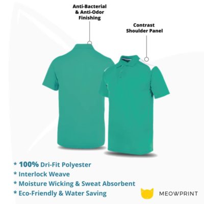 UDF19 T-Max Anti-Odor Polo T-Shirt 2019-20 details
