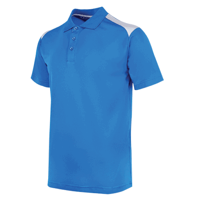 UDF19 T-Max Anti-Odor Polo T-Shirt royalblue grey (1)