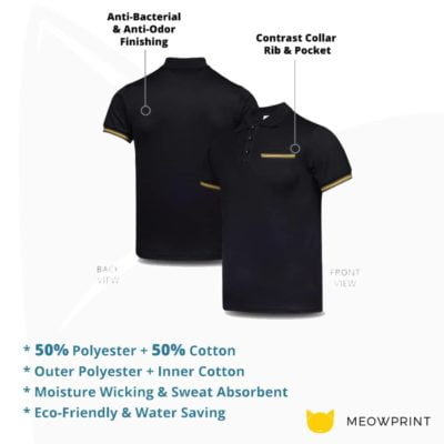 UCP11 Minimalist Anti-Odor Polo T-Shirt 2019-20 details