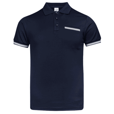 UCP11 Minimalist Anti-Odor Polo T-Shirt navy white (3)