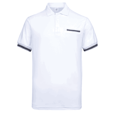 UCP11 Minimalist Anti-Odor Polo T-Shirt white and black (3)
