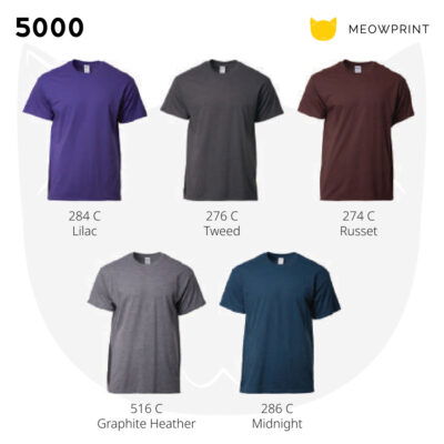 Gildan Heavy Cotton Adult T-Shirts 5000 24-25 catalogue