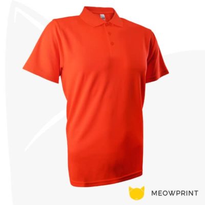 UNO Fresco Dri-Fit Polo T-Shirts 2020 neon orange