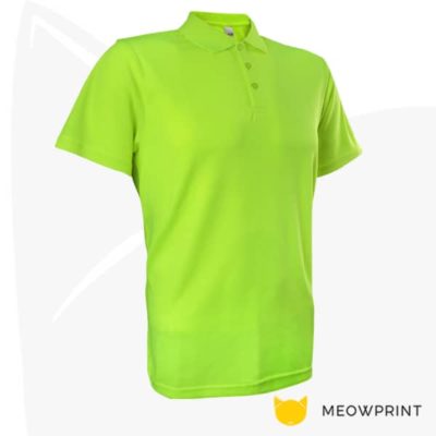 UNO Fresco Dri-Fit Polo T-Shirts 2020 neon yellow