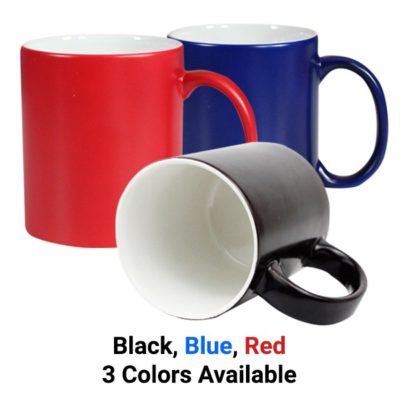 Magic Colour Changing Mug colors available