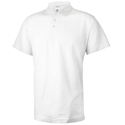 Uno Verano Premium Cotton Polo T-Shirt White