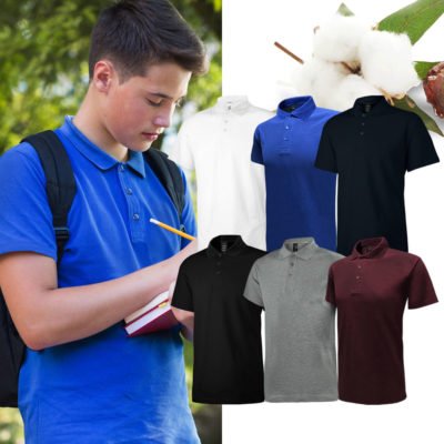 Uno Verano Premium Cotton Polo T-Shirt model