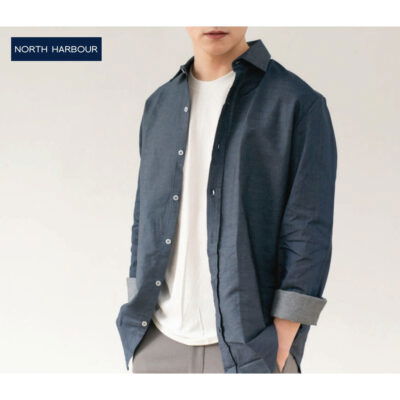 NHB3100 Virgil Denim Long Sleeve Shirt 22-23 model 1