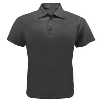 UNO Lugio Interlock Polo T-Shirts grey