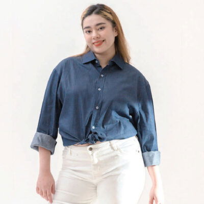 NHB3100 Virgil Denim Long Sleeve Shirt 24-25 model 2