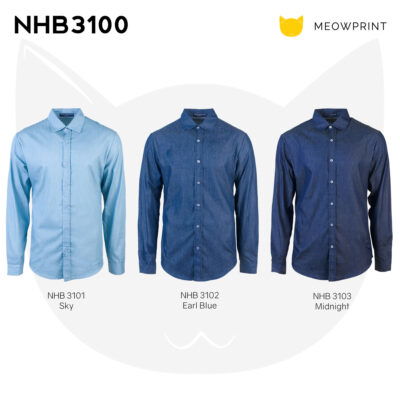 NHB3100 Virgil Denim Long Sleeve Shirt 24-25 catalogue