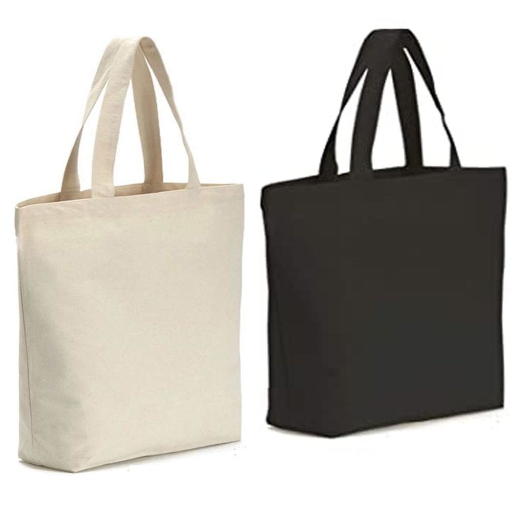 Square A4 Cotton Canvas Tote Bag thumbnail