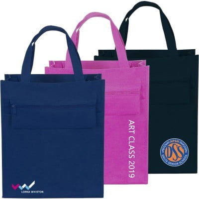 Waterproof Canvas Tote Bag w Compartment thumbnail