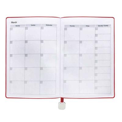 A5 Soft Cover Notebook with Metal Bookmark JB03 inner 2