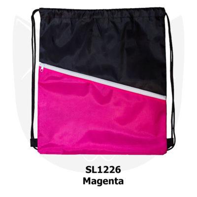 Multi-Tone Nylon Drawstring Bag SL12 (420D) magenta