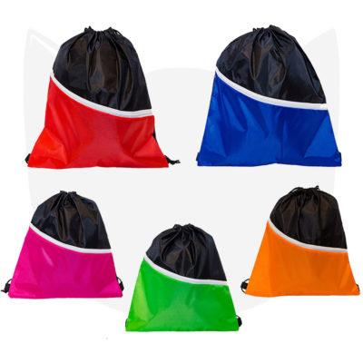 Multi-Tone Nylon Drawstring Bag SL12 (420D) thumbnail