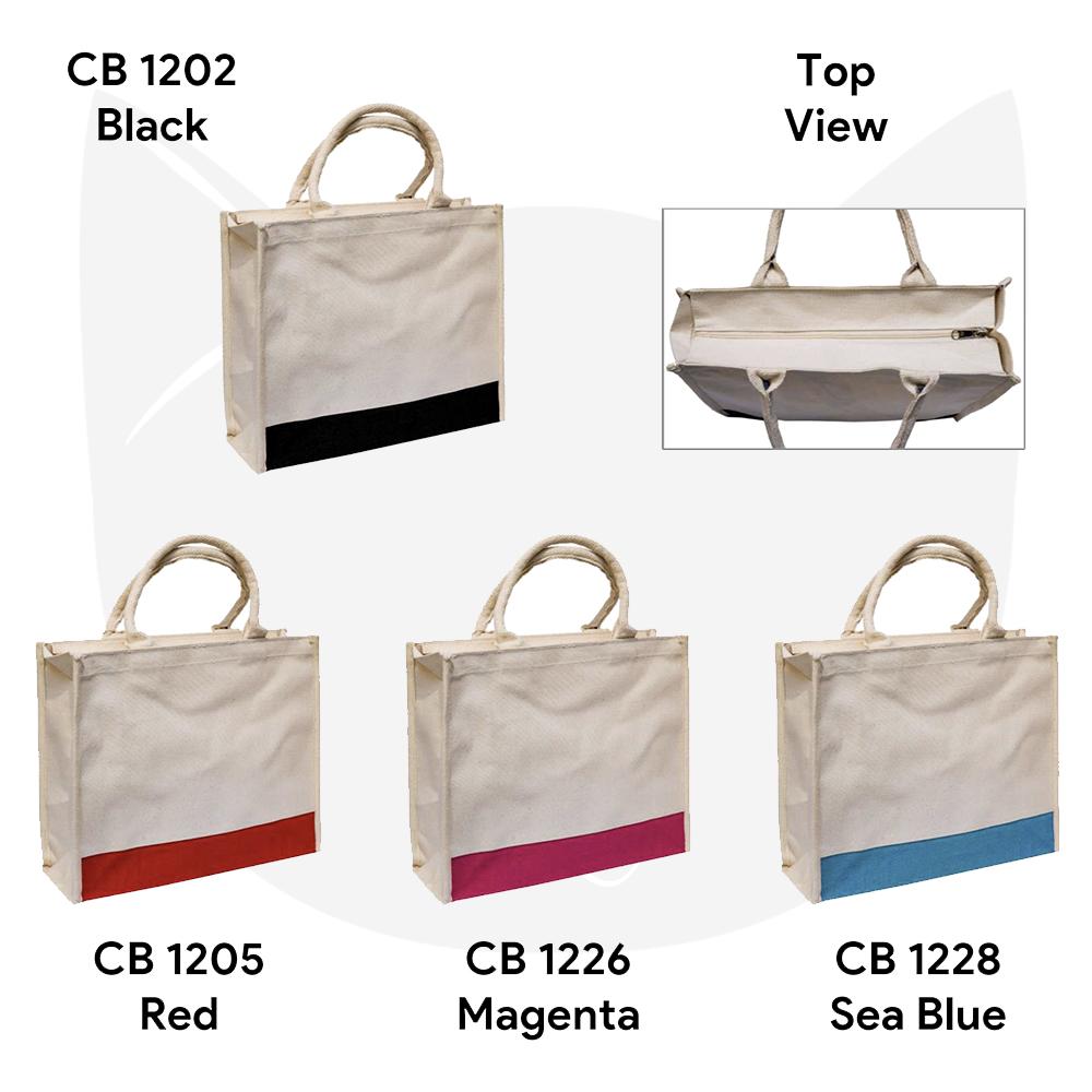 Laminated Canvas Bag with Zip CB12 catalogue