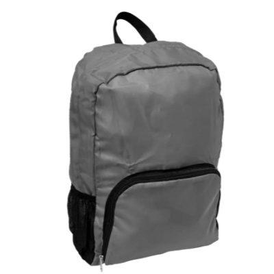 Nylon Foldable Backpack (210D) dark grey