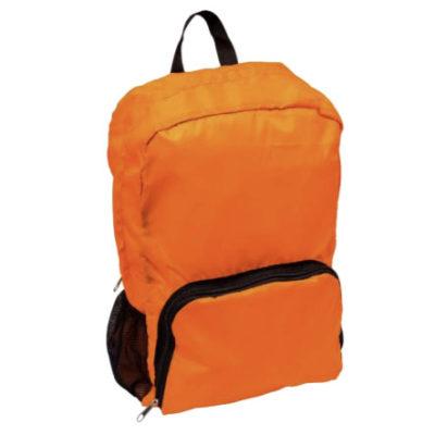 Nylon Foldable Backpack (210D) orange