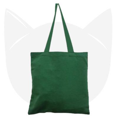 A4 Colored Canvas Tote Bag (10oz) 2021 green